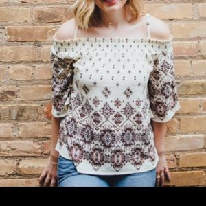 Off the shoulder top